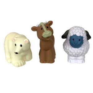 Mattel Little People 3 Replacement Animal Figures Zoo Farm Noahs Ark 2010s